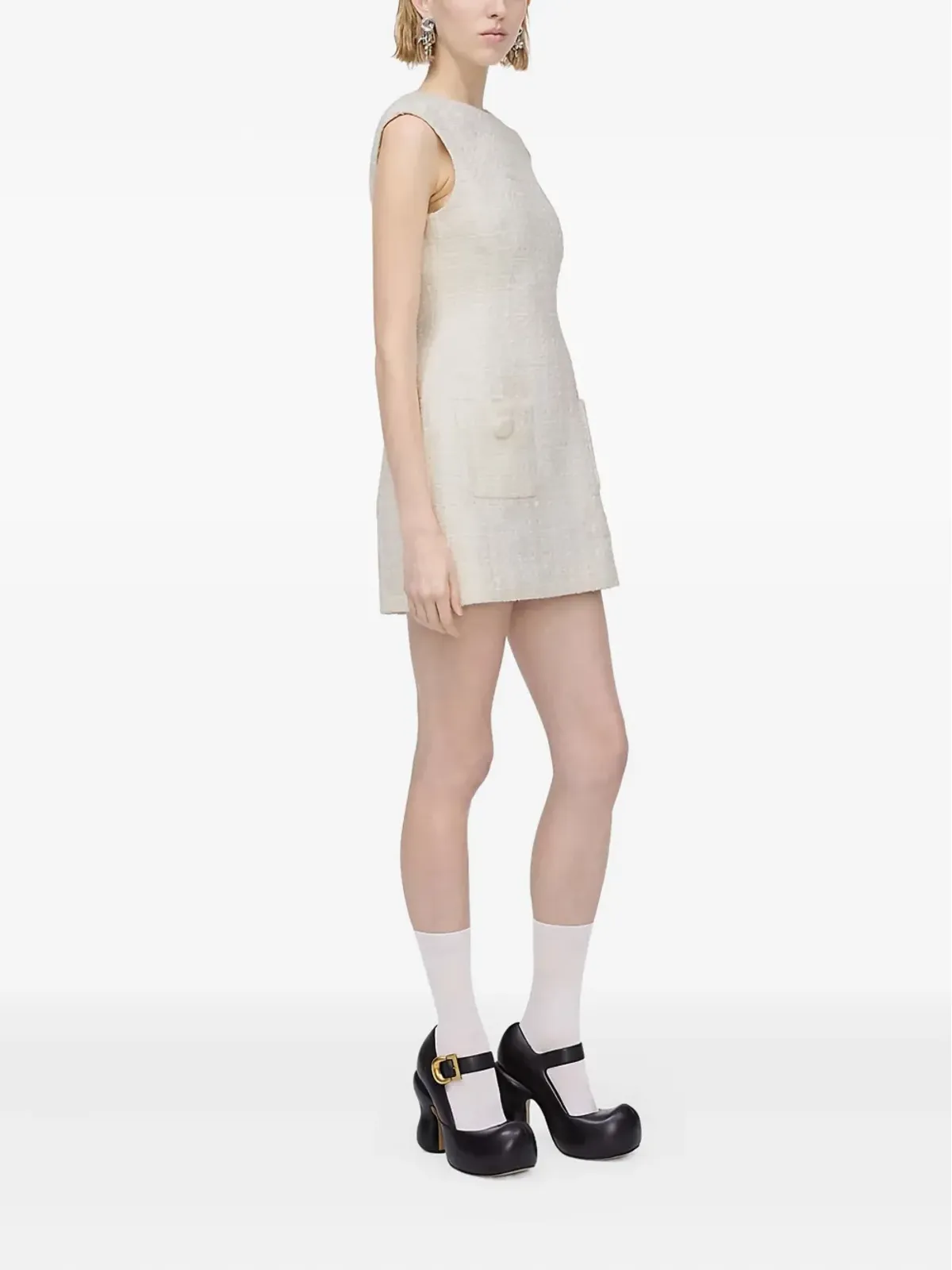 Marc Jacobs ツイードポケットミニドレス - 画像4