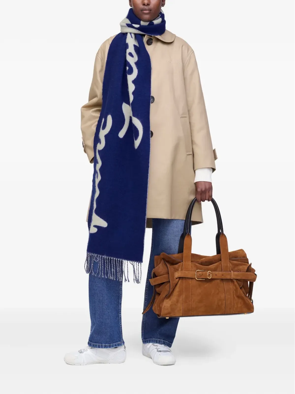 Marc Jacobs Marc is Joy ウールスカーフ - 画像4