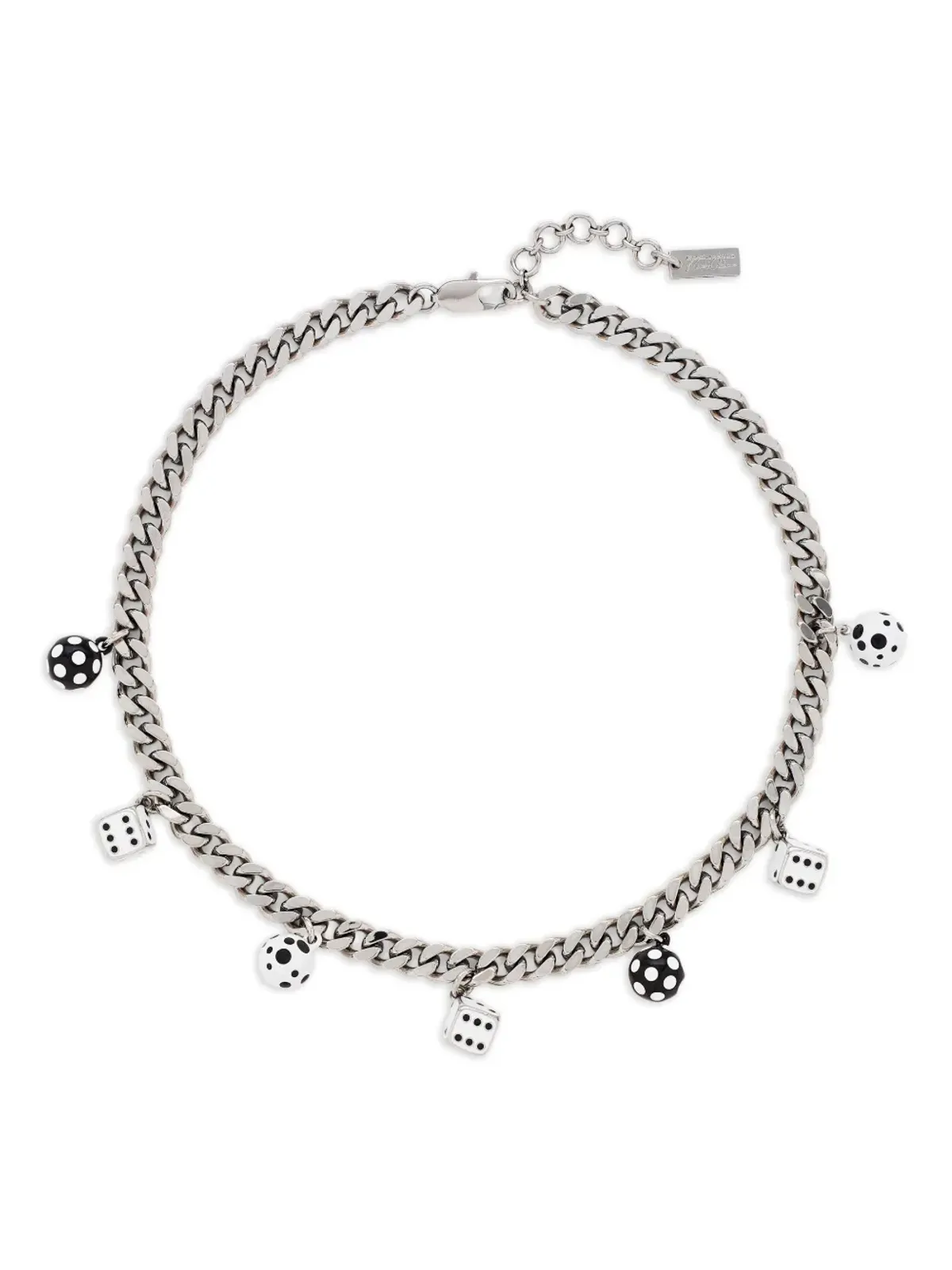Marc Jacobs ダイスチャーム ネックレス（シルバー） - 画像1