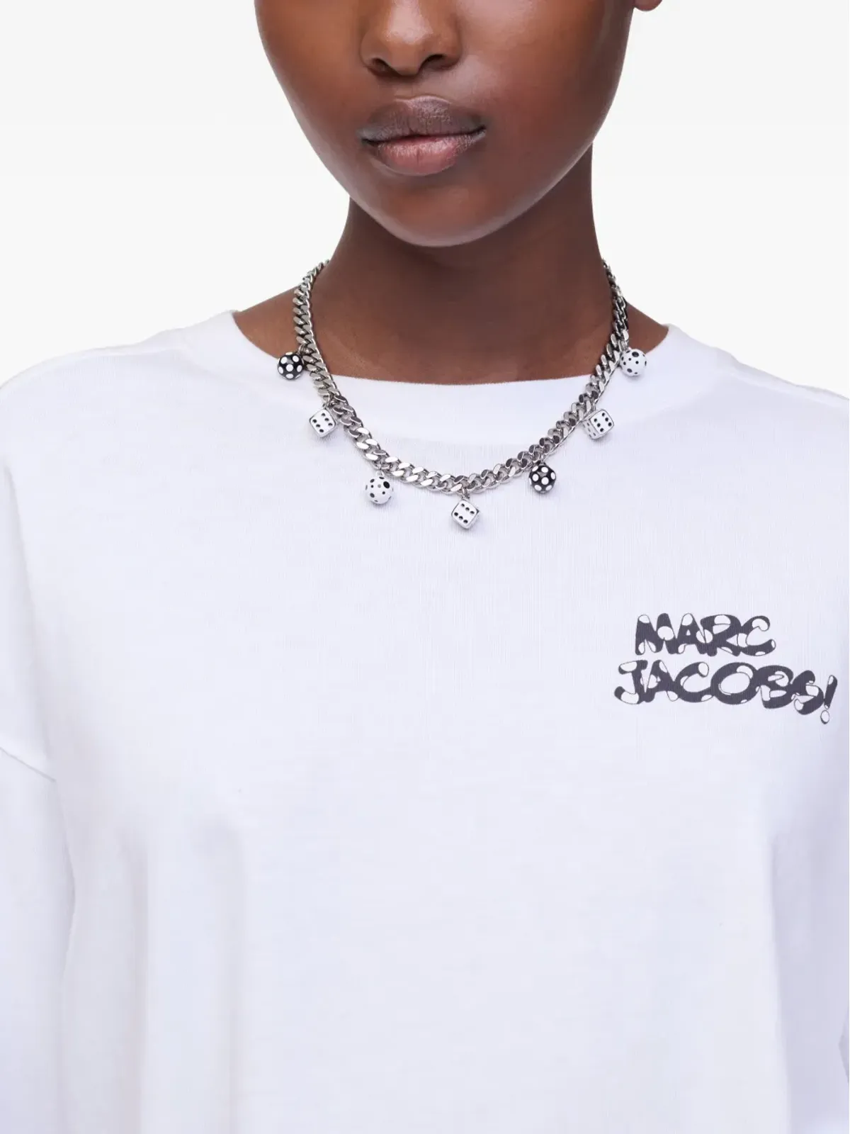 Marc Jacobs ダイスチャーム ネックレス（シルバー） - 画像2