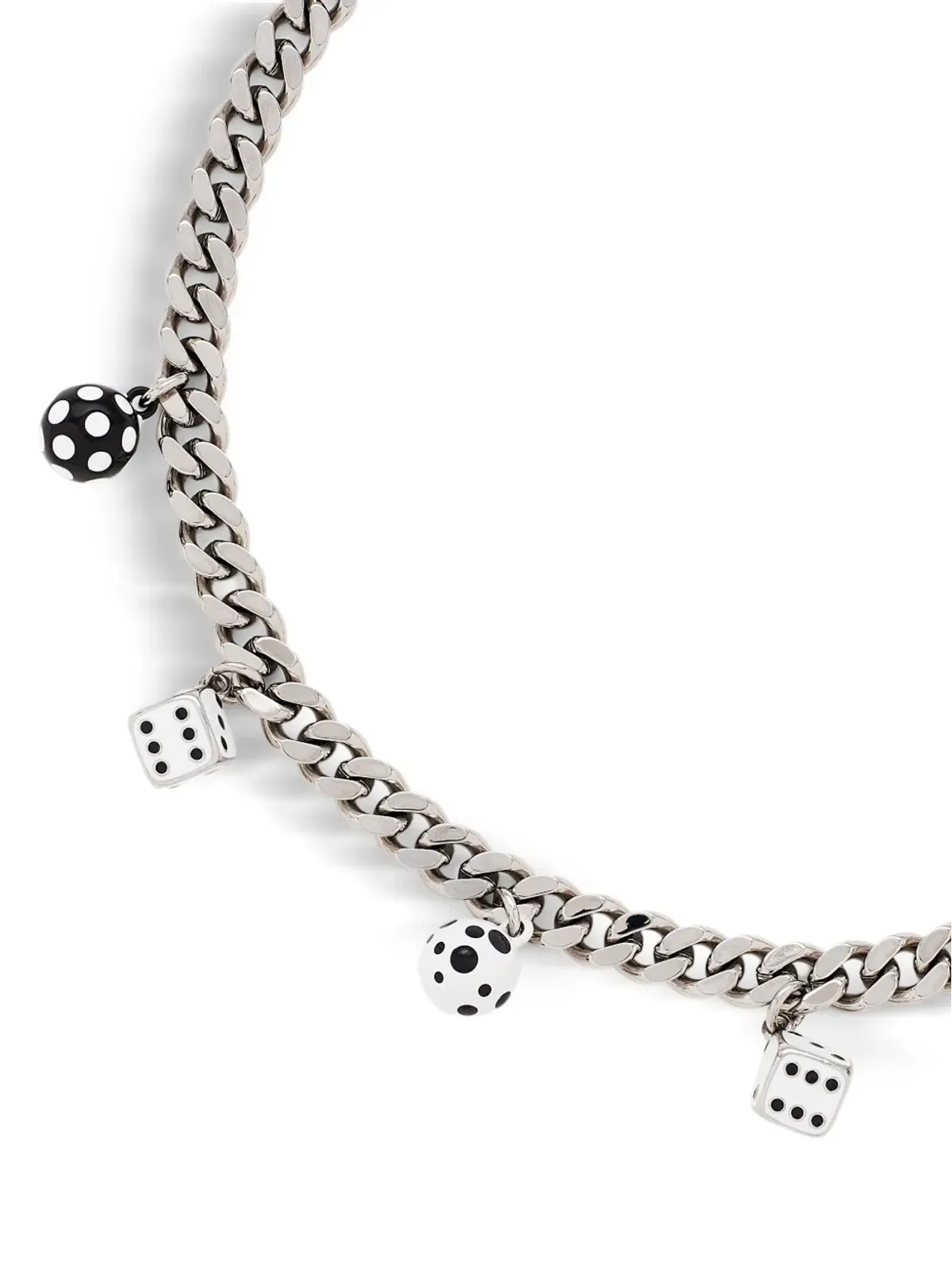 Marc Jacobs ダイスチャーム ネックレス（シルバー） - 画像3