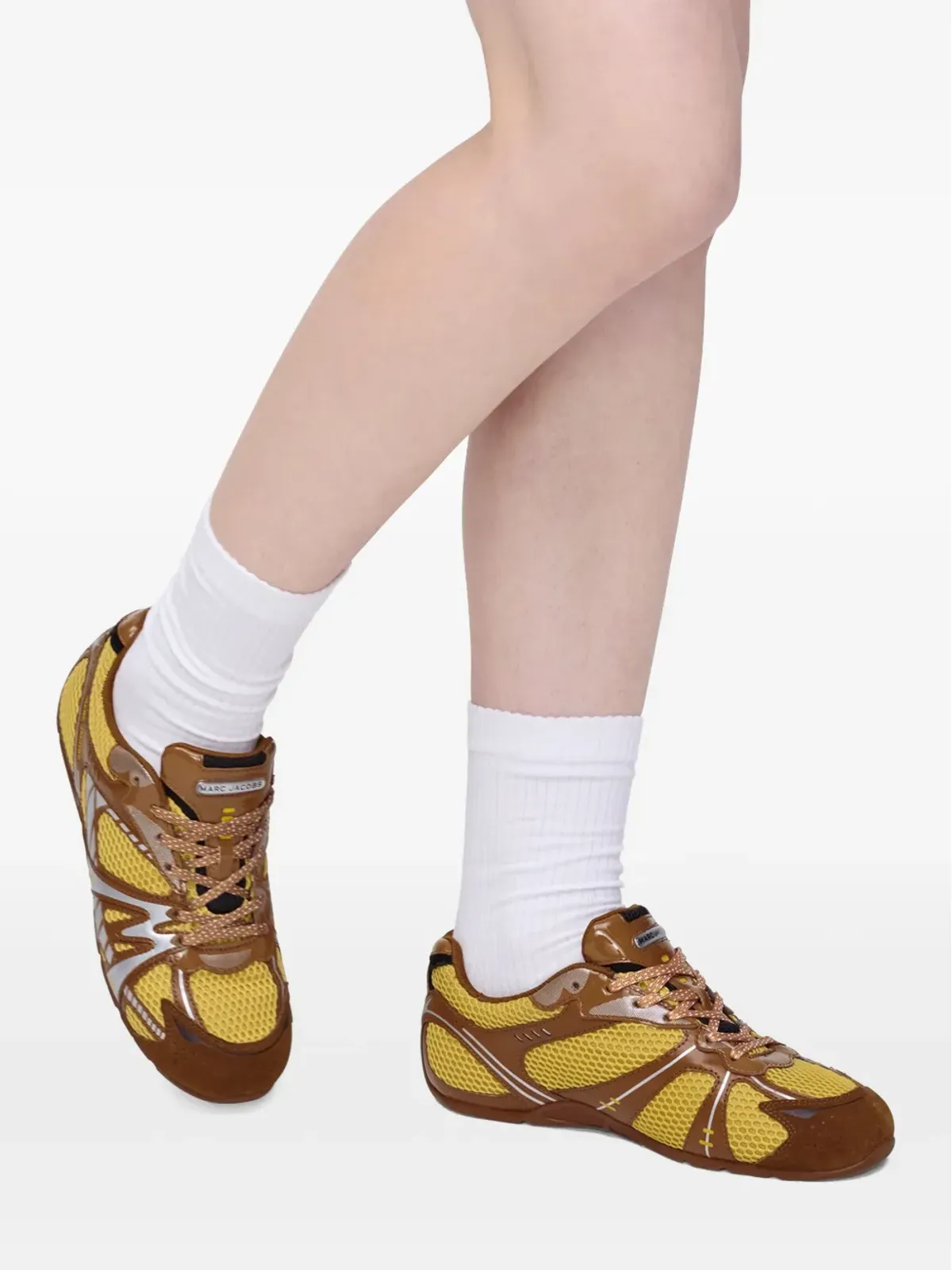Marc Jacobs The 72 Spring mesh-panelled leather sneakers - 画像5