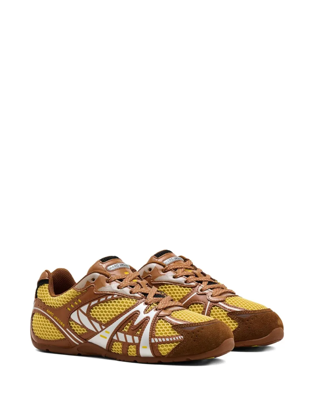 Marc Jacobs The 72 Spring mesh-panelled leather sneakers - 画像2