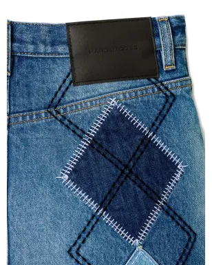 Marc Jacobs パッチワークデニムスカート - ブルー - サムネイル5