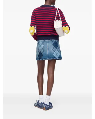 Marc Jacobs パッチワークデニムスカート - ブルー - サムネイル3