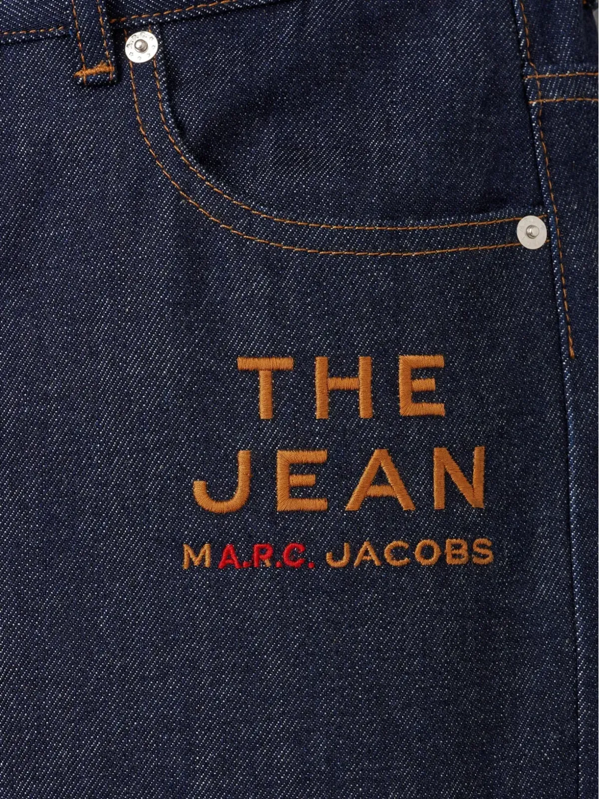 Marc Jacobs ジーンズ（刺繍ロゴ入り・コットンデニム） - 画像5