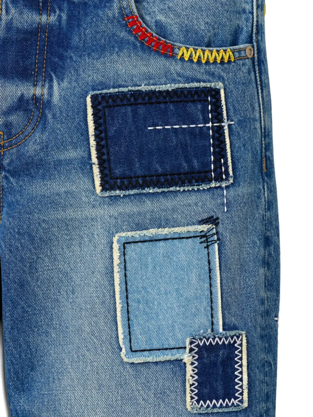 Marc Jacobs パッチワーク・ファイブポケットジーンズ - 画像5