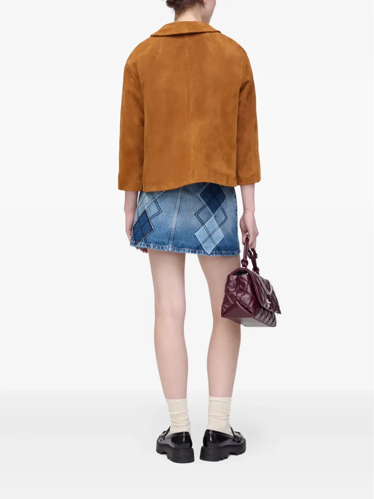 Marc Jacobs ドール Peter Panカラー スエードジャケット - 画像3