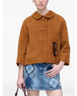 Marc Jacobs ドール Peter Panカラー スエードジャケット - サムネイル4