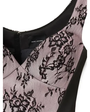Marc Jacobs 花柄レースパネル入りミニドレス - サムネイル5