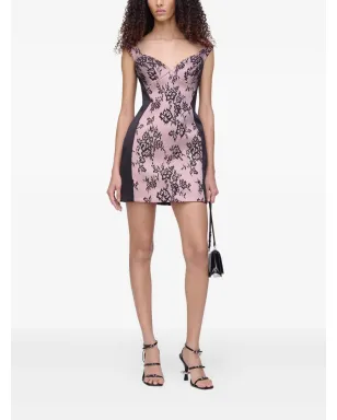 Marc Jacobs 花柄レースパネル入りミニドレス - サムネイル2