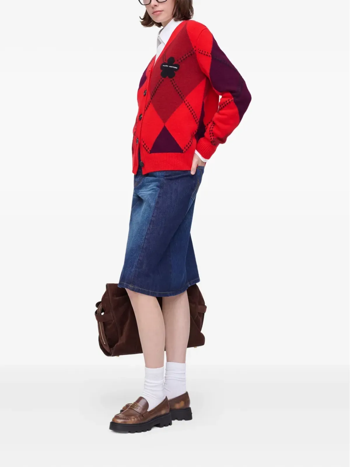 Marc Jacobs アーガイル柄デイジーカーディガン - 画像2