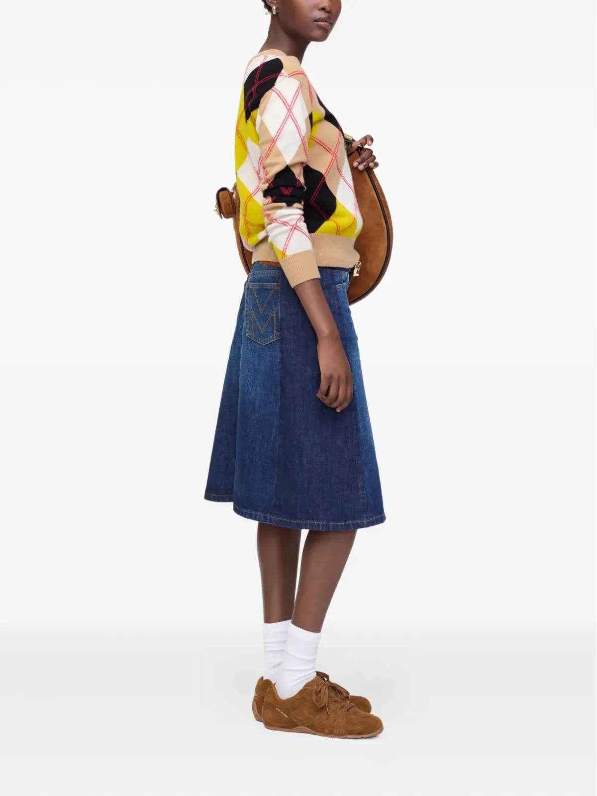 Marc Jacobs ツートーンデニムスカート - 画像3