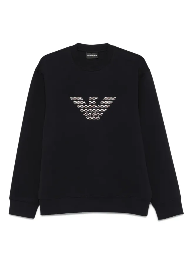 Emporio Armani Emporio Armani 鷲のエンブレム刺繍入りスウェットシャツの商品画像