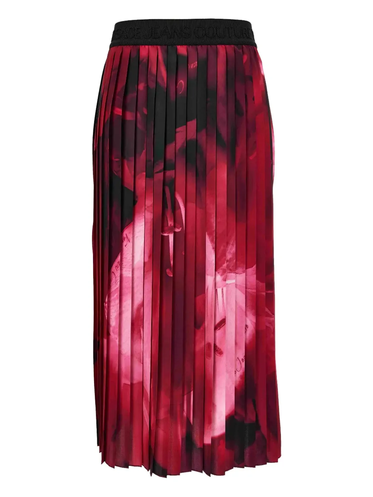 Versace Jeans Couture プリーツローズプリントスカート - ピンク - 画像1