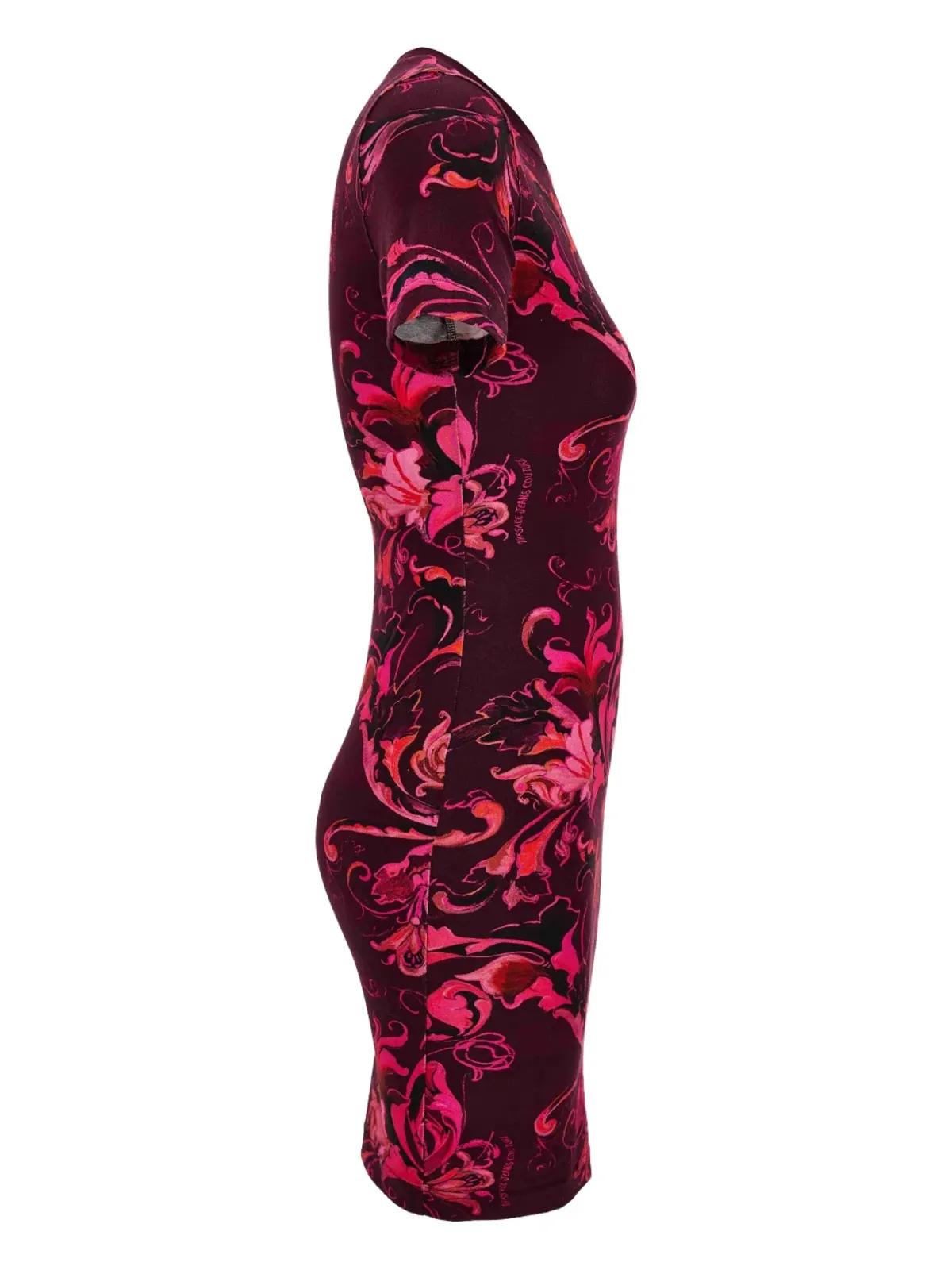 Versace Jeans Couture フローラルプリント半袖ミニドレス - 画像3