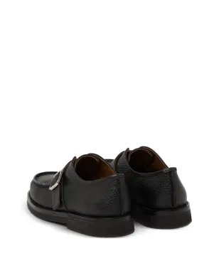 Marsèll バックル付きレザー・モンクシューズ ブラック - サムネイル3