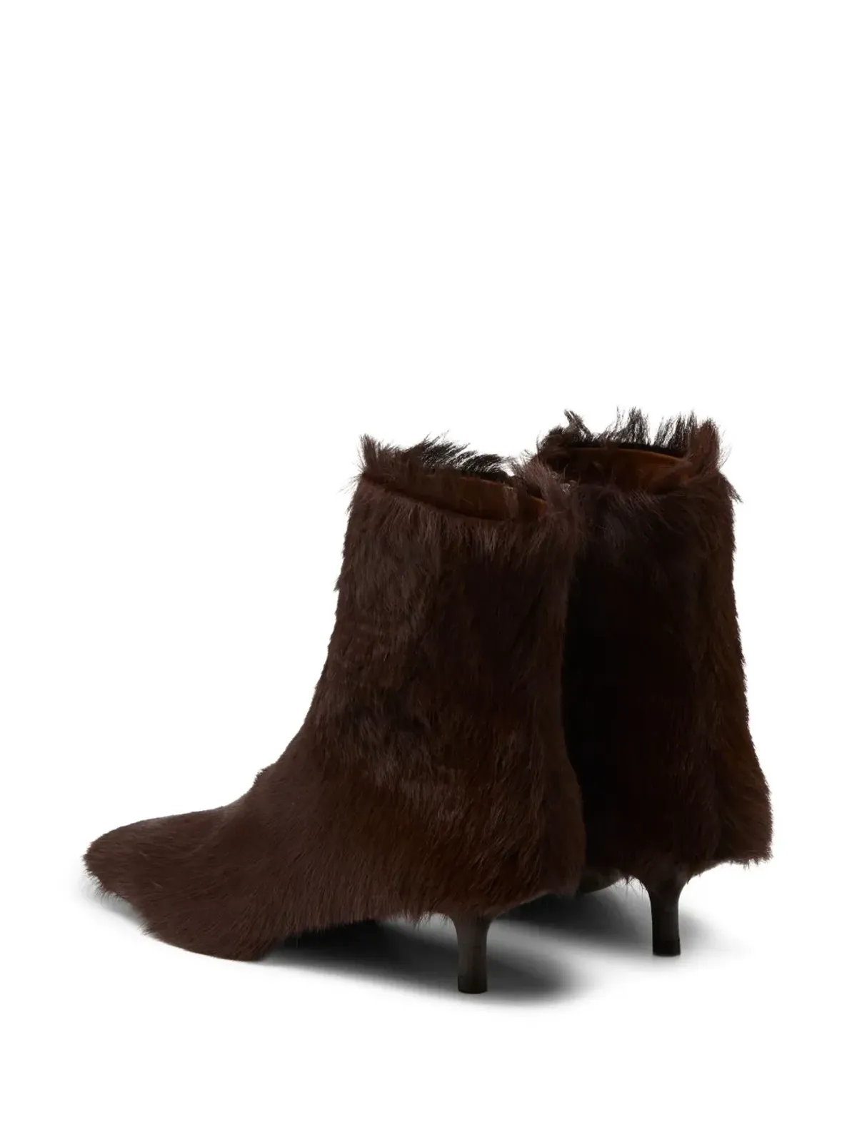 Marsèll Spazzola kitten-heel boots - Brown - 画像4