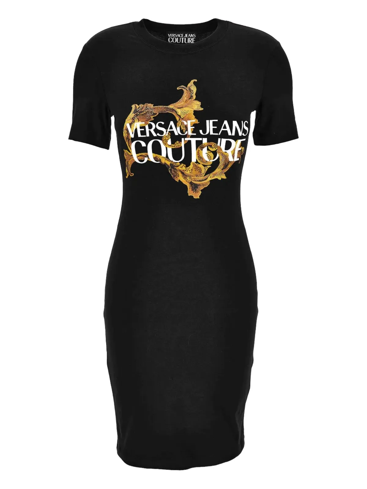 Versace Jeans Couture ロゴプリント ミディドレス - 画像1
