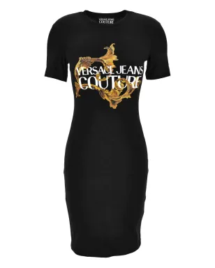 Versace Jeans Couture ロゴプリント ミディドレス - サムネイル1