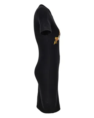 Versace Jeans Couture ロゴプリント ミディドレス - サムネイル3