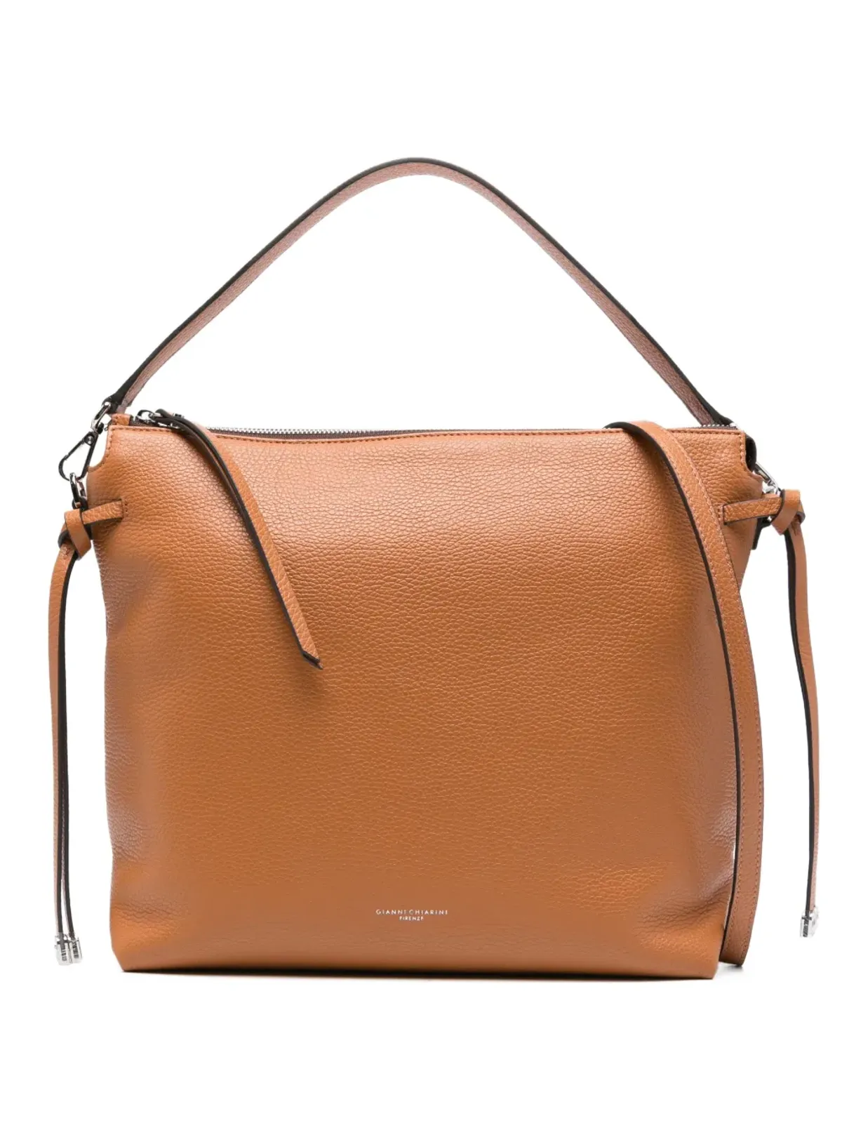 GIANNI CHIARINI ブリナ ドローストリング・トップハンドル・ショルダーバッグ - ブラウン - 画像1