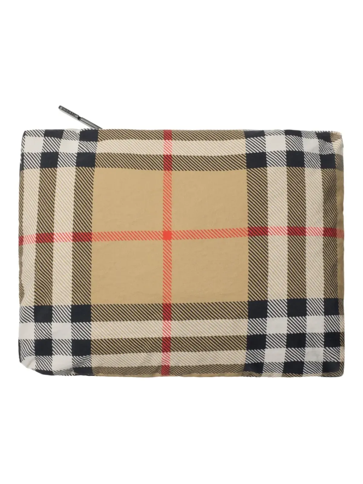 Burberry Kids チェック柄フード付きジャケット - 画像3