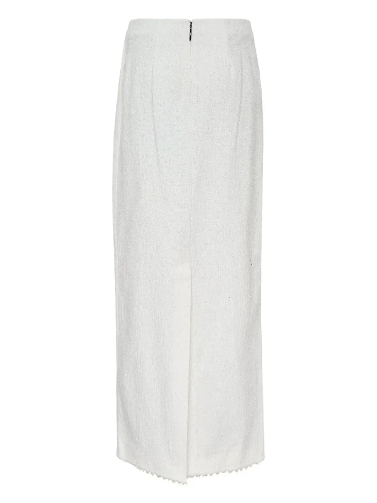 MSGM テクスチャードストレートスカート - White - 画像2