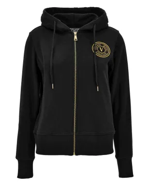 Versace Jeans Couture ロゴパッチ ジップアップ パーカー - サムネイル1