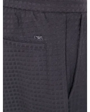 Emporio Armani テクスチャードパンツ ブラック - サムネイル3