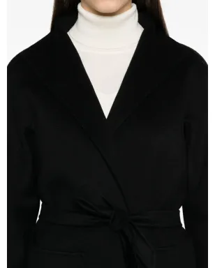 Max Mara ベルテッドラップカシミアコート - サムネイル5