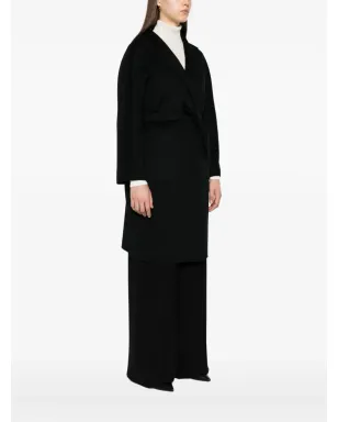 Max Mara ベルテッドラップカシミアコート - サムネイル3