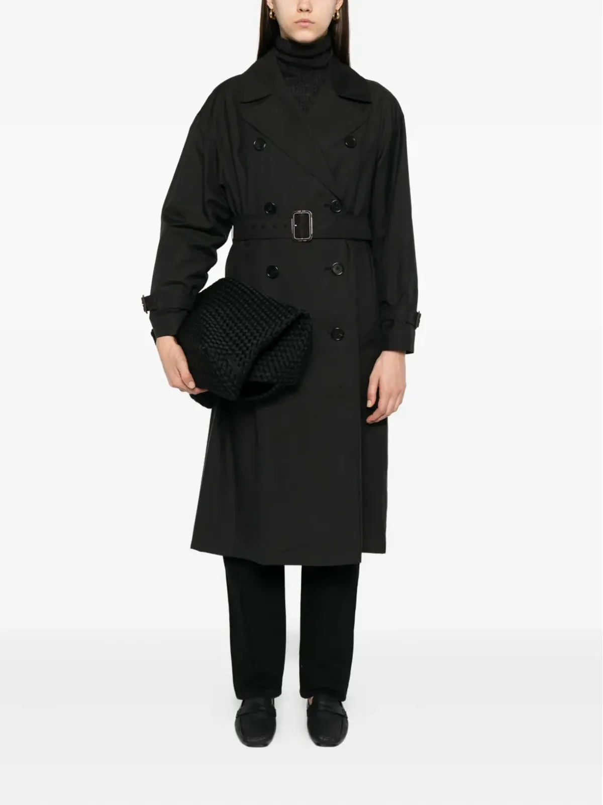Max Mara ダブルブレスト ベルト付きコート - 画像2