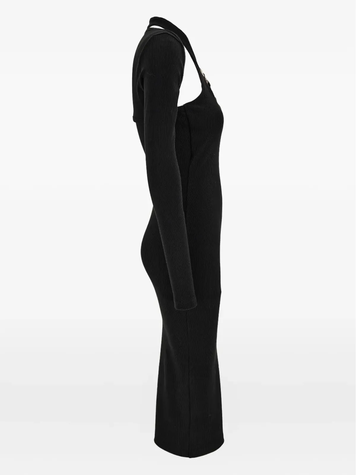 Versace Jeans Couture クロスネックリブドレス - 画像3