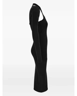 Versace Jeans Couture クロスネックリブドレス - サムネイル3