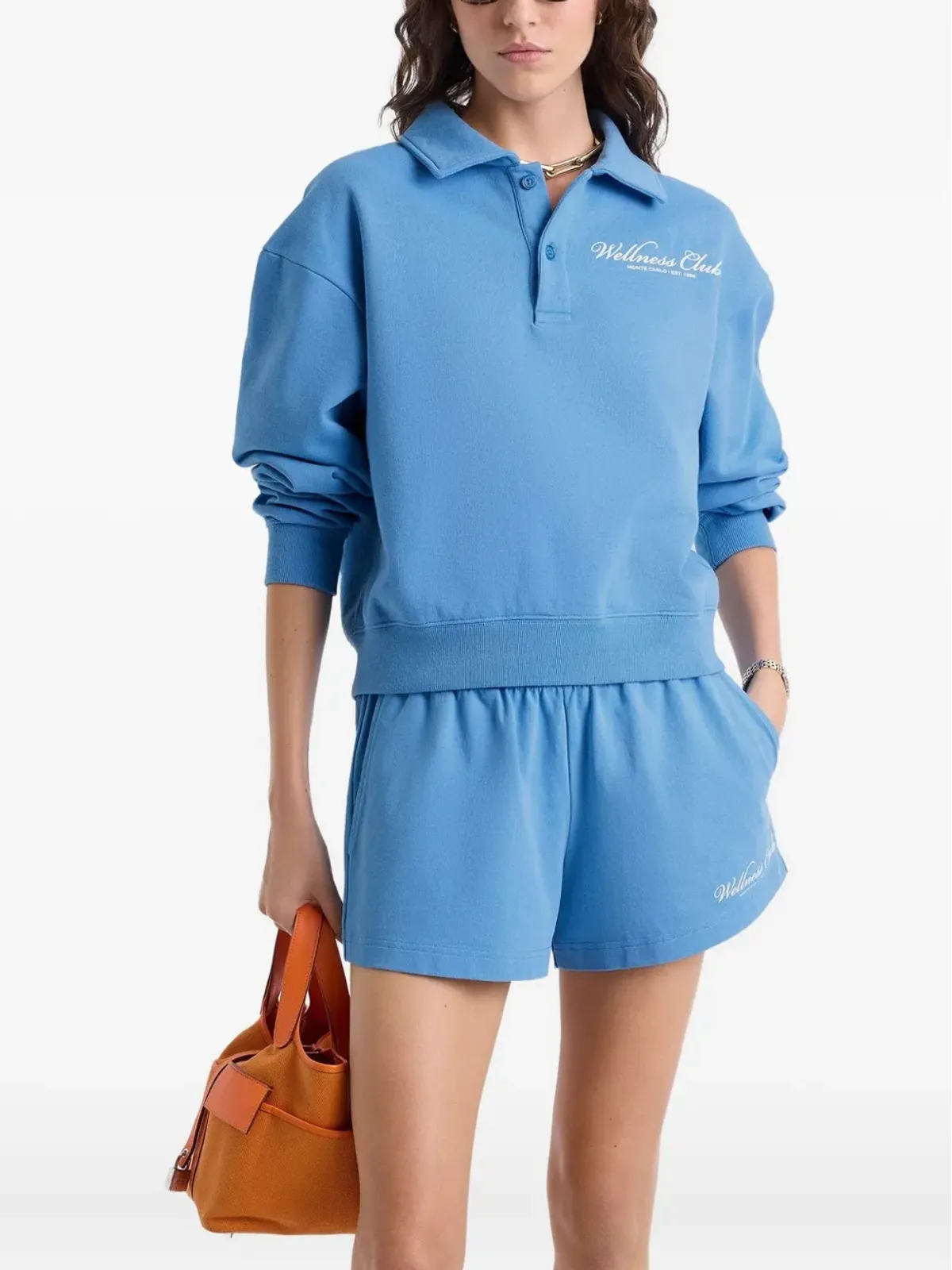 Sporty & Rich ウェルネスクラブ ディスコショーツ - 画像3