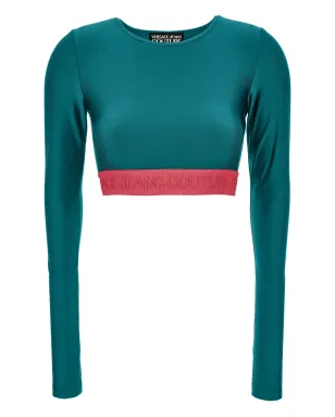 Versace Jeans Couture ロゴバンド長袖Tシャツ - サムネイル1