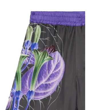 Pierre-Louis Mascia 花柄プリント ウエストゴム ショートパンツ - サムネイル4
