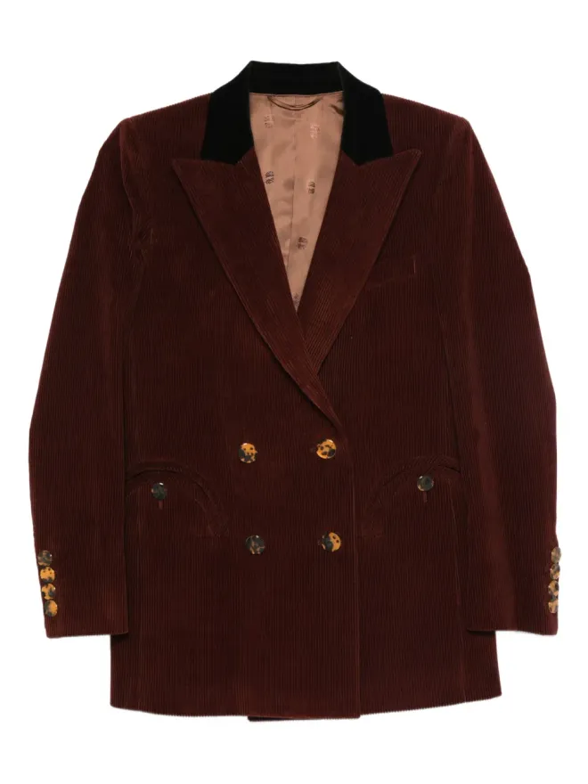Blazé Milano Blazé Milano コーデュロイ ダブルブレストジャケットの商品画像