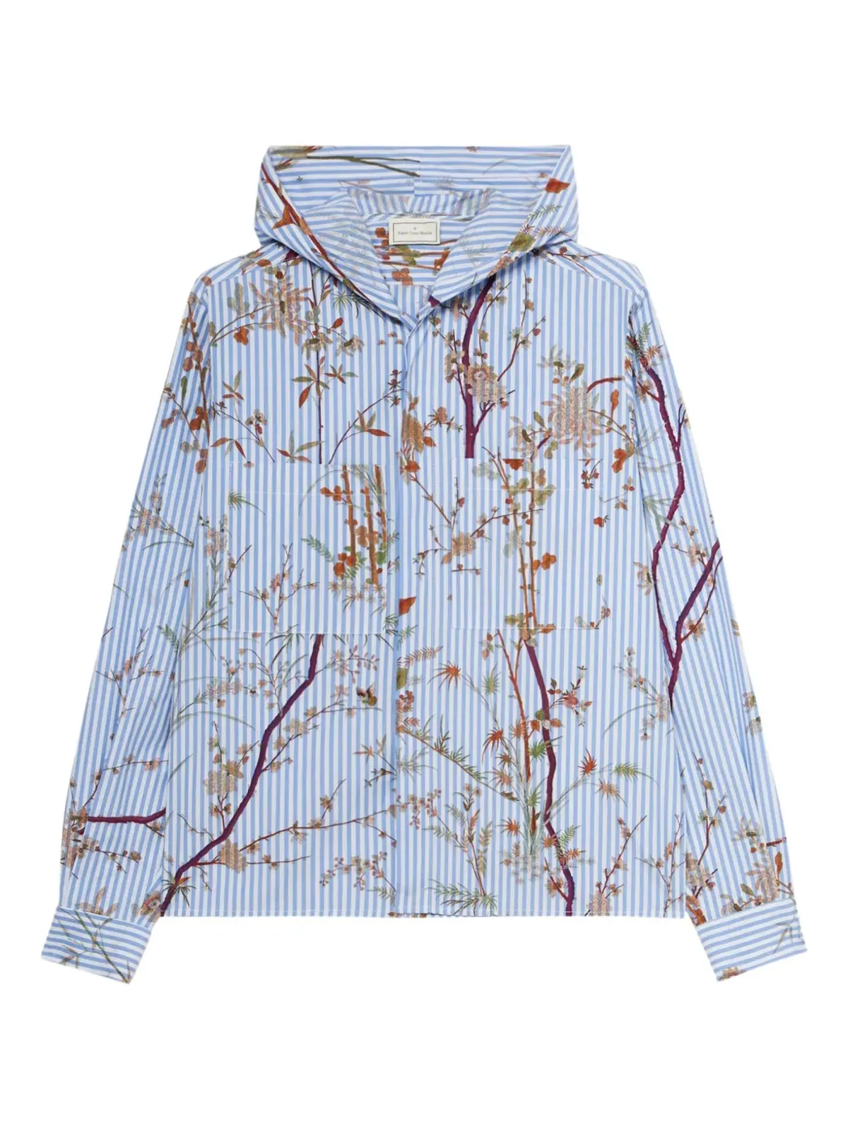 Pierre-Louis Mascia フローラルプリント フ hooded shirt - 画像4