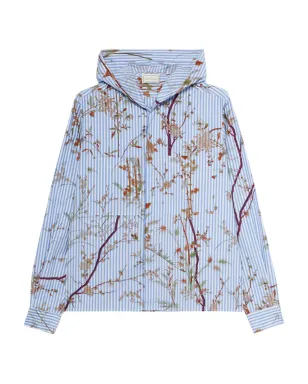 Pierre-Louis Mascia フローラルプリント フ hooded shirt - サムネイル4