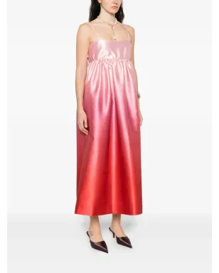 ALEMAIS Inez ombré midi dress - Pink - サムネイル3