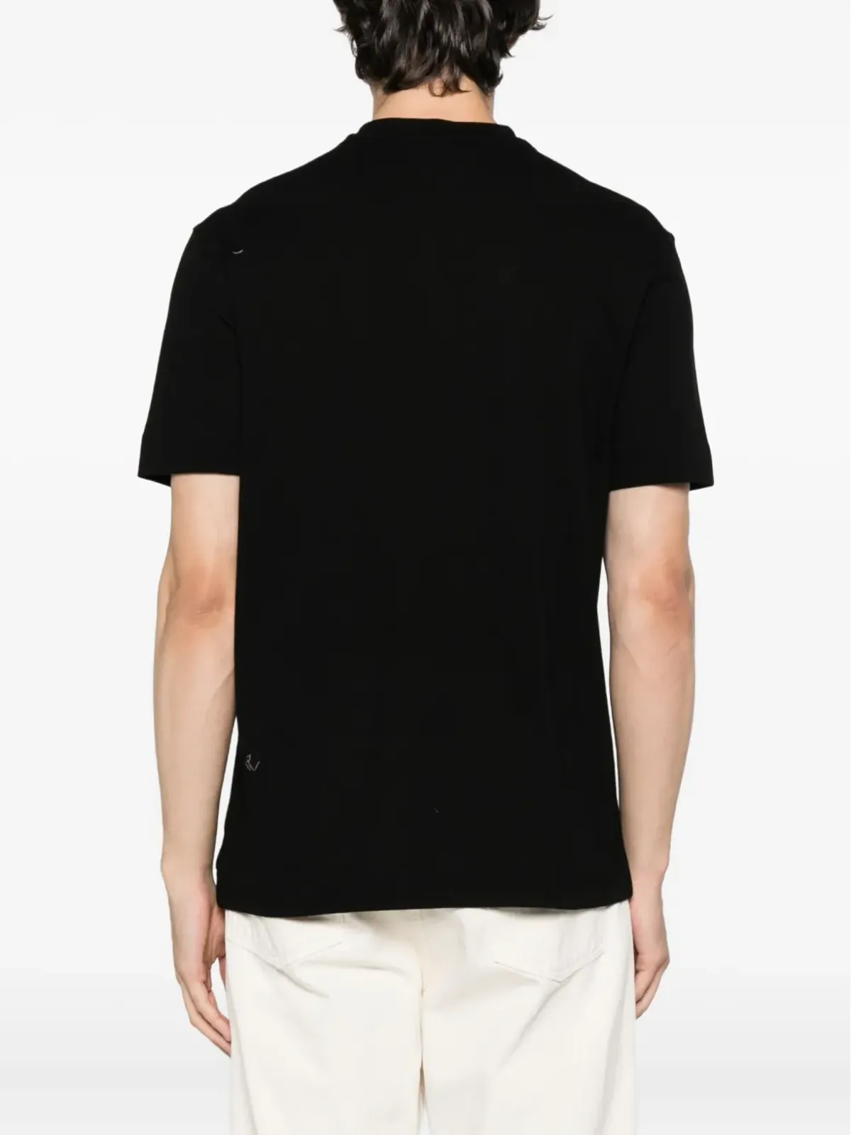 Emporio Armani イーグルエンブレム コットン Tシャツ - 画像3