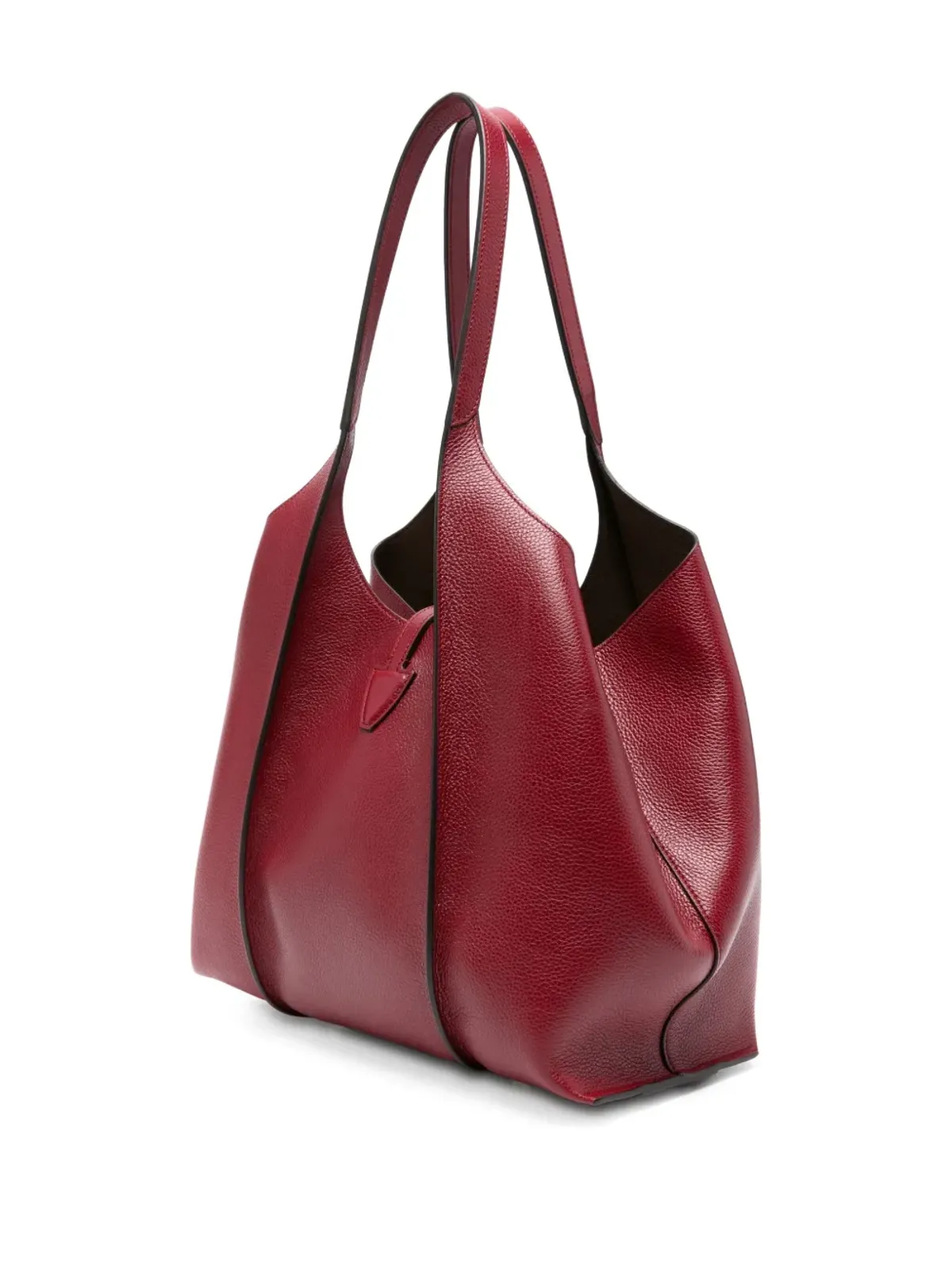 Tod's タイムレス T-barクラスプ レザートートバッグ - 画像3