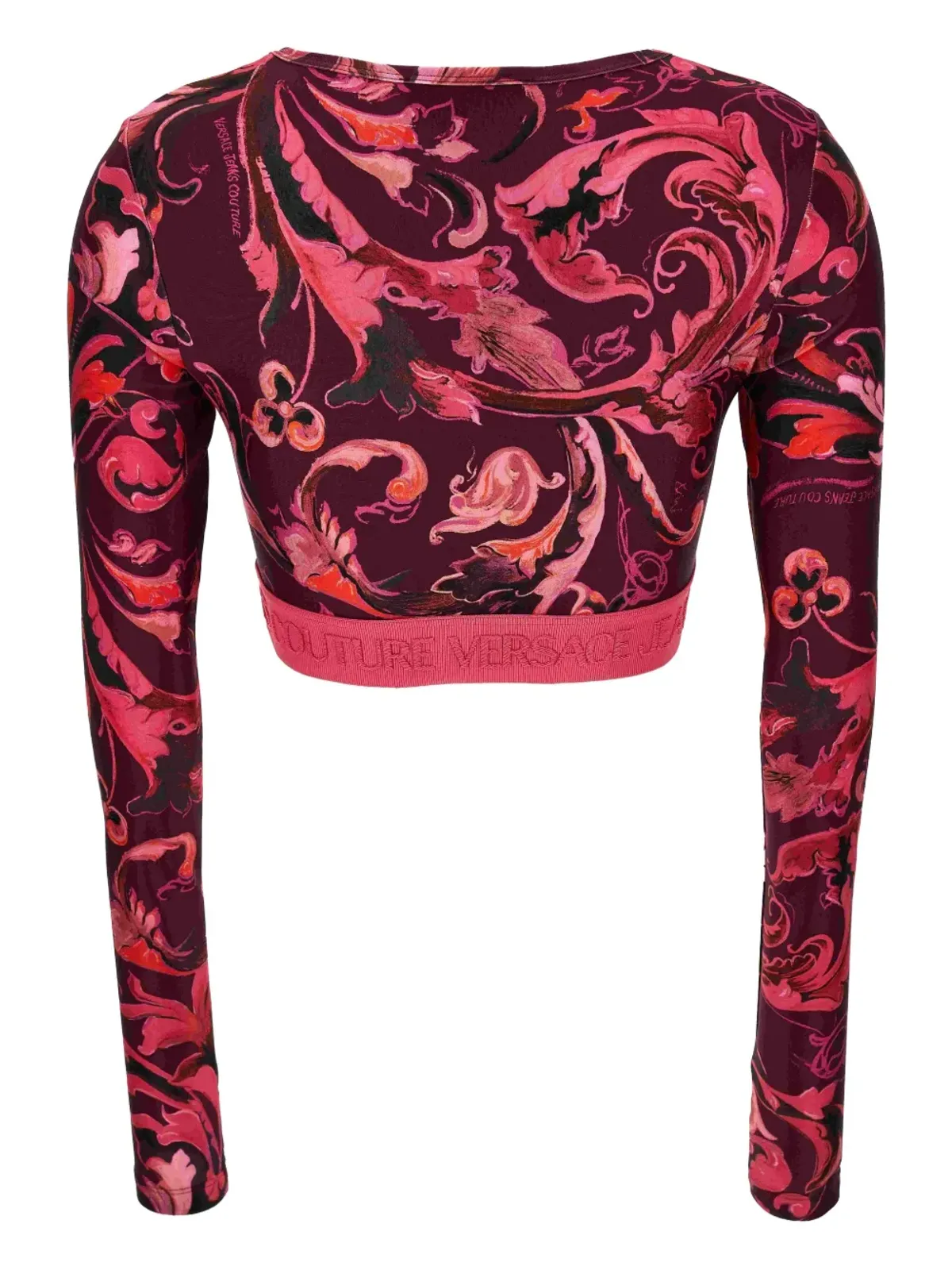 Versace Jeans Couture バロックプリント長袖トップス - 画像3