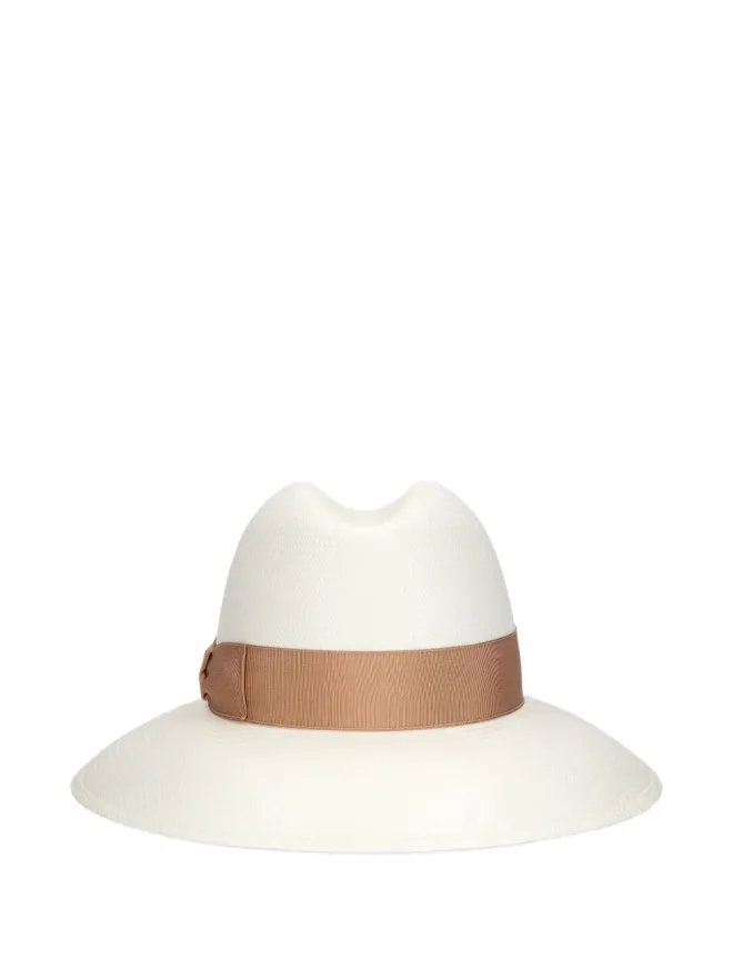 Borsalino Borsalino Claudette パナマリボン付き帽子の商品画像
