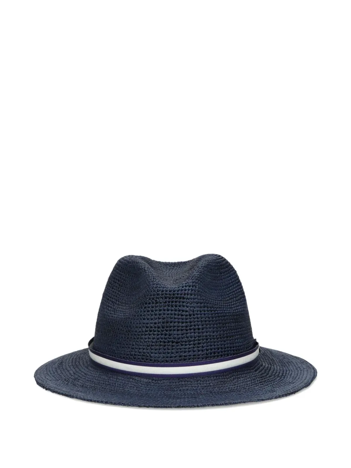 Borsalino Argentina クロシェ編みテクスチャー帽子 - 画像1
