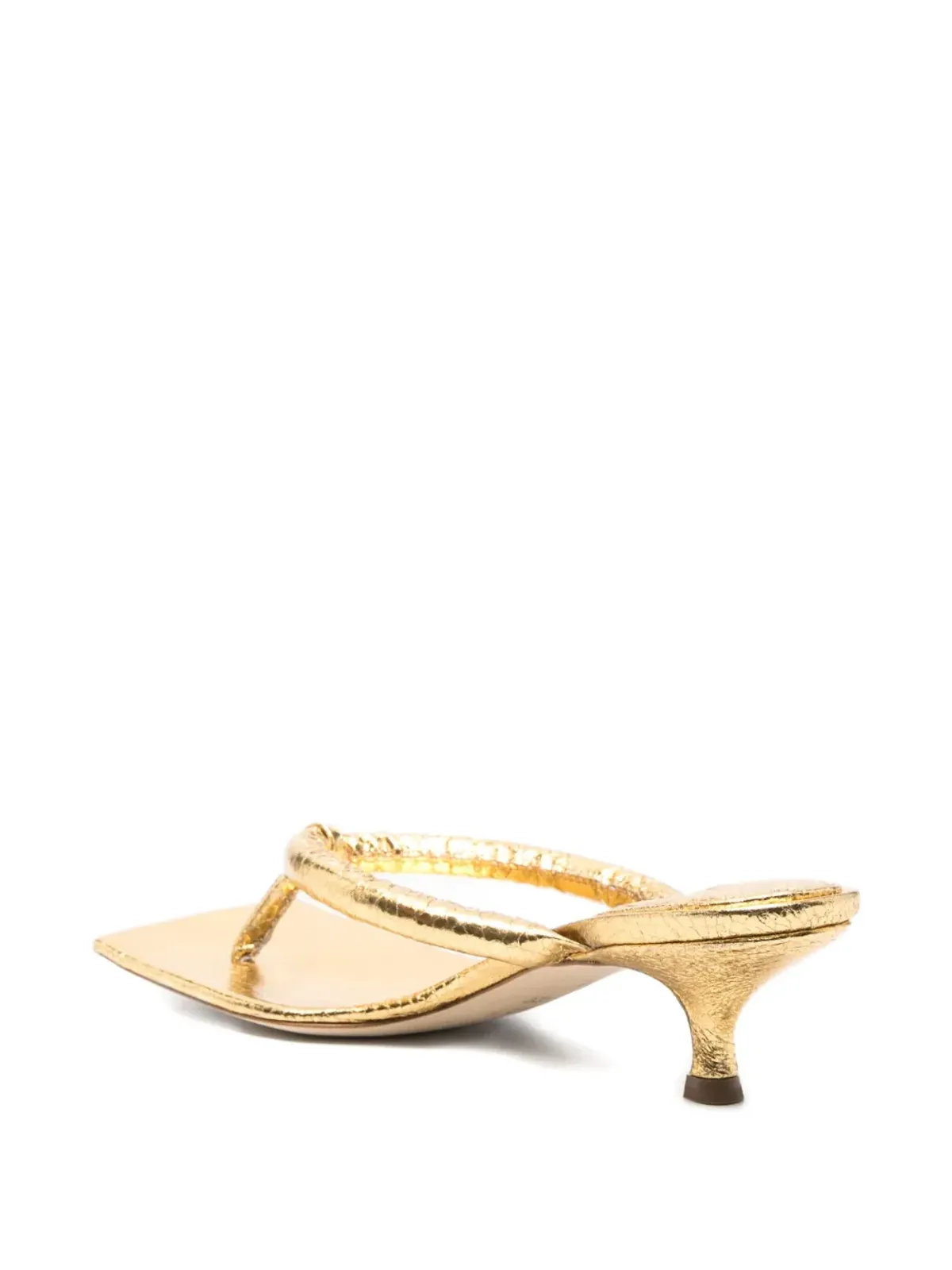 A.W.A.K.E. Mode 60mm knotted square-toe sandals - 画像3