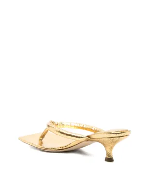 A.W.A.K.E. Mode 60mm knotted square-toe sandals - サムネイル3