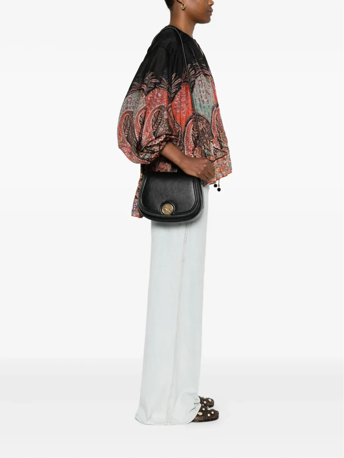 Chloé Horse Medal レザー クロスボディバッグ - 画像2